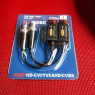 Video Balun UTP used when using signal wire for cameras with 1080P / 3MP / 4MP / 5MP resolution