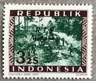 PW410-PERANGKO PRANGKO INDONESIA WINA REPUBLIK RIS MERDEKA(H)