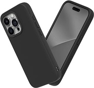 RhinoShield Case Compatible with [iPhone 15 Pro Max] | SolidSuit - Shock Absorbent Slim Design Protective Cover with Premium Matte Finish 3.5M / 11ft Drop Protection - Classic Black