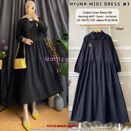 HYUNA MIDI DRESS MIDI DRESS/ LINEN DRESS/ GAMIS/ MUSLIM CLOTHING/ SUPER RECOMMENDED/
