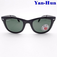 RDO7 Ray/Ban 4105 Wayfarer Fold 601/58 Black Polarized Green Authentic