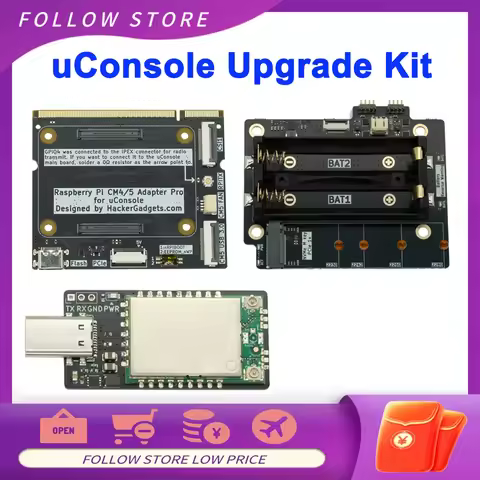 uConsole Upgrade Kit uConsole CM4/5 Adapter Board uConsole AC1200 USB-C WiFi Card uConsole AIO V2 Bo