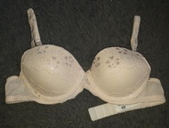 Bra C&amp;A Colors Soft Pink List Lace With Wrinkle Tali Label 3240