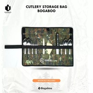 BOGABOO CUTLERY STORAGE BAG - Cutlery Organizer Utensils - Folding Cutlery BAG - Cutlery STORAGE BAG