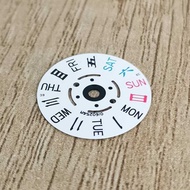 Japanese NH36 Movement Accessories Chinese English Week Turntable Just Weekly Disc Only Adapt to NH3