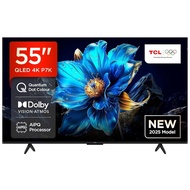 TCL 2025 P7K QLED 4K Smart TV (55") - UHD | HVA Panel | MEMC | HDMI2.1 | HDR 10+ | Dolby Vision |