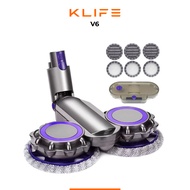 พร้อมส่ง ผ้าถูพื้น เครื่องดูดฝุ่น Dyson Double Spinning Mop รุ่น V6V7V8V10V11-V12Slim เช็ดสะอาด ใช้ซ