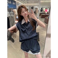 Summer Korean Style Outfits S-2XL Women's Clothing  Patchwork Color Block Sleeveless Vest Shirt Top 