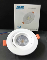 LED Eyeball 7W Round LED Recessed Eyeball Spotlight Round LED Downlight Spot Light Lampu Siling