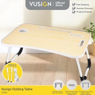 99 READY Stock Vusign Folding Table Colorful Folding Laptop Study Table With USB Bonus Port Light Fan And USB Cable VS861