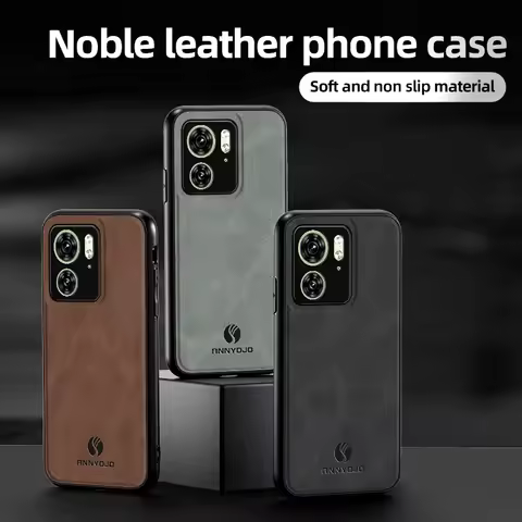 Matte Plain Leather Case For Moto Edge 40 Moto EDGE40 Neo Motorola Edge 2023 Built-in Metal Car Moun