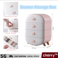 [SG stock] cherry™ Organizer Storage Box Drawer Storage Box With Lid Drawer Storage Box Underwear Socks Bra Drawer Separator Home Wardrobe Organizer Box