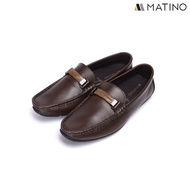 MATINO SHOES รองเท้าชายหนังแท้ รุ่น MC/S 2203 BLACK/BROWN