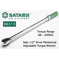 SATA 96313 1/2 Inch Drive Mechanical Adjustable Torque Wrench ( 68 - 340Nm )