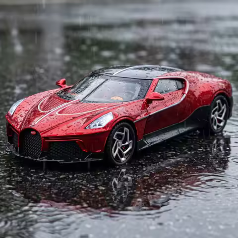 1:24 Bugatti La Voiture Noire Hypercar Alloy Metal Diecast Model Car High Simulation Vehicle Home Tr