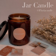 [𝑭𝒍𝒐𝒓𝒊𝒂 𝑪𝒂𝒏𝒅𝒍𝒆] Jar Candle| Premium Scented Candle| Premium beeswax &amp; soywax/scents | lilin wangi | 香薰蜡烛 | 杯蜡 | 纯天然蜂蜡大豆蜡