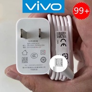 100% Original Fast Charger Vivo Charger 18W Micro USB/Type-C Cable 2In1 Adapter Set For Android Char