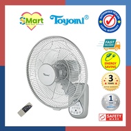 Toyomi 12" Wall Fan with Remote Control [FW 3025R]