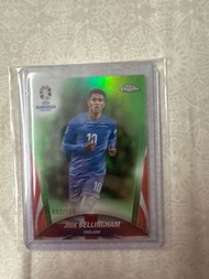TOPPS Euro Chrome 2024 Jude Bellingham Green Refractor /150