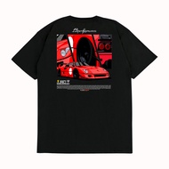 KRMK Unisex Distro T-Shirt with FERRARI F40 RED LBWK LIBERTY WALK Image