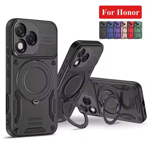 Case For Honor 400 Pro Lite Smart X60 X9c Smart X7D X70 X9D X5C Ring Bracket Magnetic Holder Cover S