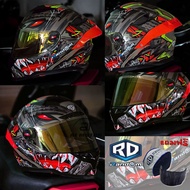 หมวกกันน็อคเต็มใบ RD Random มารตฐาน มอก.รองรับการติดบลูทูธ ถอดซักได้ ฟรีถุงผ้า แถมชิวฟรี 1 ชิ้น หมวก