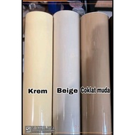 Motorcycle Stickers in Cream - Beige - Glossy Brown 45 x 50 Cm, Flexible Material, Easy to Install