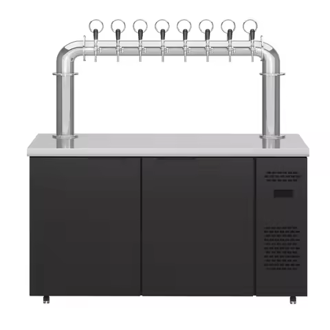 Commercial All-In-One Draft Beer Dispenser Machine Beer Tower Tap Dispenser Machine Durable Draft Be