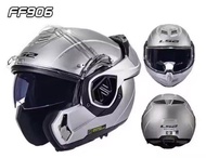 LS2 Motorcycle Helmet Back Flip High-end Face Helmet Double Lens Motorcycle Anti-fog FF906