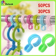 GANTUNGAN 50PCS Hook Hanger Clothesline Hanger/Clothes Hanger Clothespins Windproof