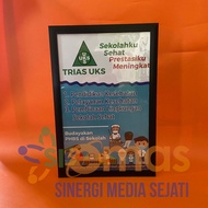 KAYU Trias UKS 002 Poster+A3 Wood Frame | School Poster+A3 Wooden Frame | Phbs Culture A3 Wooden Fra
