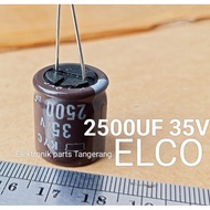 (1 PIECE) ELCO CAPACITOR 2500UF 35V ELCO CAPACITOR 2500UF 35V ELCO 35V 2500UF