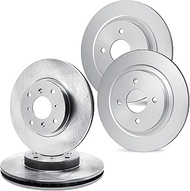 R1 Concepts Front Rear Brake Rotor Kit |Brake Rotors| Brake Disc WFPN2-72039