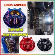SPROCKET HUB LC135 4S CNC KING DRAG SPROCKET HUB Y125Z RXZ LC135 CNC LC135 V1 - V7