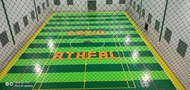 Interlock Futsal ukuran 25x25cm / Interlock Vinyl Lantai Futsal