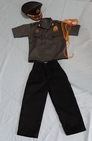 BAJU POLISI ANAK/SERAGAM POLISI ANAK/POCIL SABARA COWO