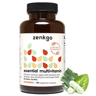 Zenkgo Women's Vitamins + Probiotics 25B CFU + Organic Whole Foods, Supports Immunity, Digestion, En