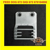 MESIN Feed Dod Janome 672 680 682 LEEN Zigzag Sewing Machine Gear Mesin Jahit