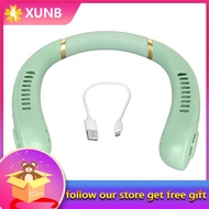 Xunb Bladeless Neck Fan Portable Hand  Silence Wearable Silicone Air Con 2bd