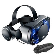 3D VR Headset Smart Virtual Reality Glasses Helmet for Smartphones Phone Lenses with Controllers Hea