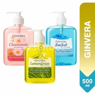 Ginvera Anti-Bacterial Hand Wash Soap / Bamboo Sea Salt Chamomile Lemongrass Oat Milk, 500ml