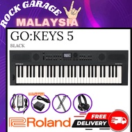 Roland GO:KEYS 5 61-Key Music Creation Keyboard With Adapter - Black / White ( GO-61K / GO-KEYS5 / G