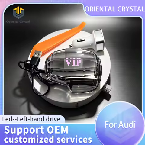 Left-Hand Drive LED Crystal Shift Head For Audi A4L/A4L/A5/S4/S5/SQ5/RS4/RS5/Q5L/A6L/A6/A7L/A7/S6/S7