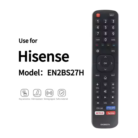 Suitable for Hisense Smart LCD TV Remote Control EN2BS27H EN2BB27DE EN2A27HT EN2D27 EN2BO27H EN2D27Z
