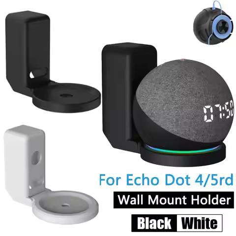 Echo Dot Wall Mount Holder For Amazon Alexa Echo Dot 4 5 3rd Generation Speaker Bracket Space Saving