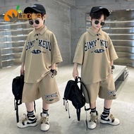 LOBER Boys' Suit Polo Handsome Boy's Outfit Big Boy Clothing T-Shirt
