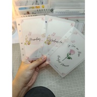 Budgeting Category envelope / Cash envelope La vie en Rose size A7