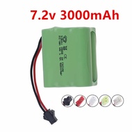 7.2V 3000mah rechargeable NI-MH AA battery for RC electric toys boat car truck Parts 7.2 V 2800 mah 