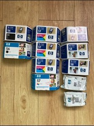過期HP Inkjet 墨盒 56x2,57x4,58x5  共11 盒