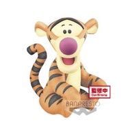 全新有盒 Disney Fluffy Puffy Mine 跳跳虎 Pooh Tigger 絨面 figure